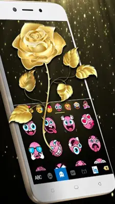 Luxury Gold Rose android App screenshot 1