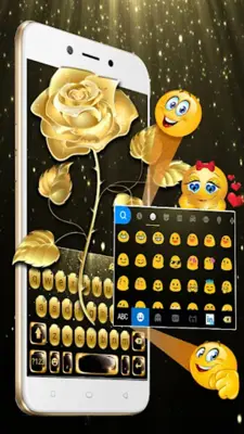 Luxury Gold Rose android App screenshot 2